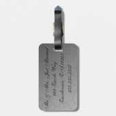 魅力的なバラ ラゲッジタグ (裏面縦)