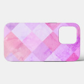 魅力的なバラ、ラベンダー、薄紫プレイド Case-Mate iPhoneケース (裏面 (横))