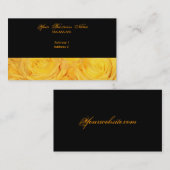 魅力的なバラ 名刺 (正面/裏面)