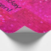 魅力的なパーティーは個人化なります ラッピングペーパー (角)