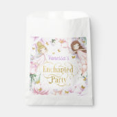 魅力的なパーティー、ガーデン妖精をテーマにした誕生日 フェイバーバッグ (正面)