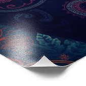 魅力的なファンタジー猫 フォトプリント            (角)