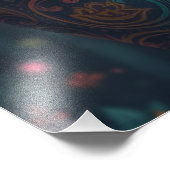 魅力的なファンタジー猫 フォトプリント            (角)