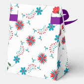 魅力的なフローラデザイン フェイバーボックス (裏面)