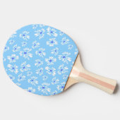 魅力的なフローラパターン(の模様が)ある至福 卓球ラケット (横)