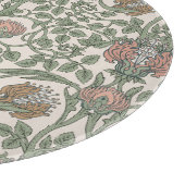 魅力的なフローラヴィンテージ：レトロな壁紙 カッティングボード (角)