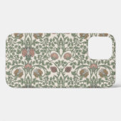 魅力的なフローラヴィンテージ:レトロな壁紙 Case-Mate iPhoneケース (裏面 (横))