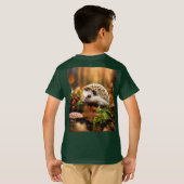 魅力的なブラシストローク：夢のようなTシャツを明らかにする Tシャツ (裏面フル)