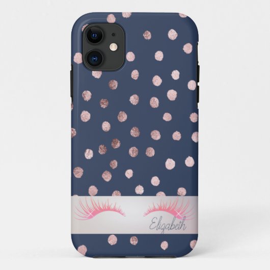 魅力的なブルーのおめでたいまつばらき Case-Mate iPhoneケース (裏面)
