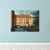 魅力的なブルージュ・カネル印象派アート キャンバスプリント (インサイチュ (ウッドフロア))