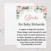 魅力的なベビーシャワーの招待状 招待状 (正面/裏面)