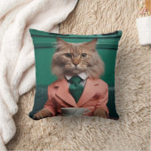 魅力的なベンガル猫 クッション (ブランケット)