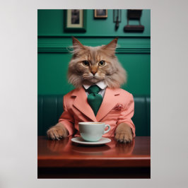 魅力的なベンガル猫 ポスター