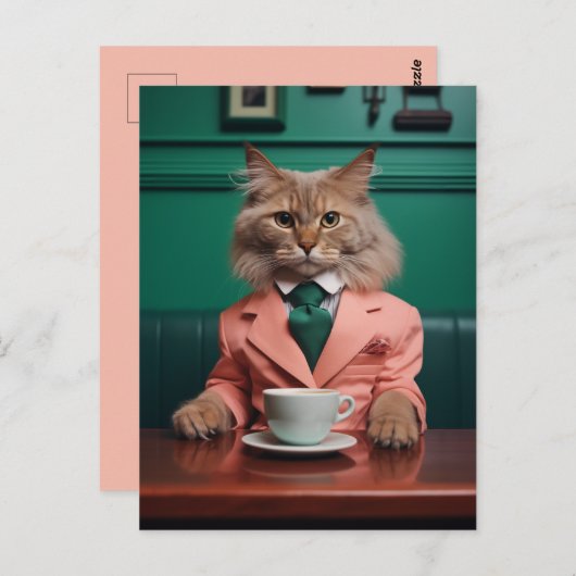 魅力的なベンガル猫 ポストカード (正面/裏面)