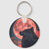 魅力的なホームウッドウォールアート キーホルダー (正面)