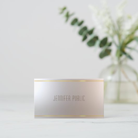 魅力的なモダンデザインプロフェッショナルグラマー 名刺 (スタンド正面)