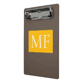 魅力的なモノグラムモダンミニマル ミニクリップボード (アングル2)