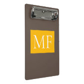 魅力的なモノグラムモダンミニマル ミニクリップボード (アングル)