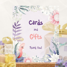 魅力的なラベンダージェンダーニュートラルカード&ギフト アクリルサイン