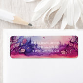 魅力的なラベンダールネッサンス結婚城 ラベル (インサイチュ)