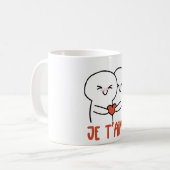 魅力的なロマンティックイラストシリーズ コーヒーマグカップ (正面左)