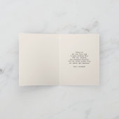 魅力的なヴィンテージくるみ割りクリスマス カード (内部)