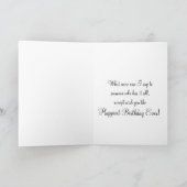 魅力的なヴィンテージの女性のバースデー・カード カード (内部)