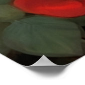 魅力的なヴィンテージコテージ景観印象派 ポスター (角)