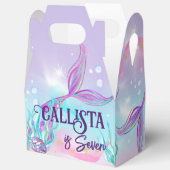 魅力的な人魚をテーマにしたパーティー箱 フェイバーボックス (見開き)