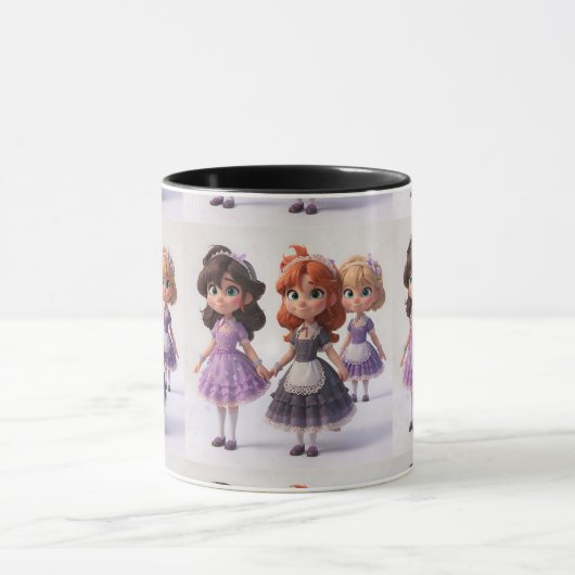 魅力的な収集人形 マグカップ (中央)