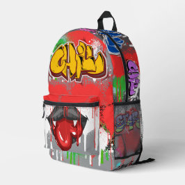 魅力的な吸血鬼血の背景モダン プリントバックパック