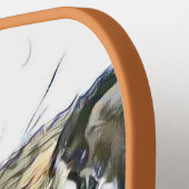 魅力的な変更された動物 – Capybara ピックルボールラケット (左詳細)