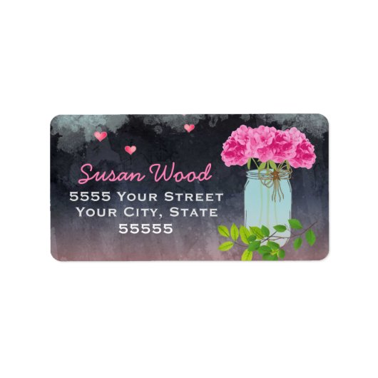 魅力的な夏の住所 シール (正面)