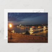 魅力的な夕べイン・ブダペスト ポストカード (正面/裏面)