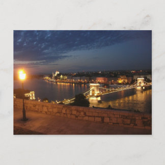 魅力的な夕べイン・ブダペスト ポストカード