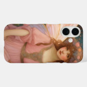 魅力的な夢:ピンクのお洒落妖精ポートレート Case-Mate iPhoneケース (裏面 (横))