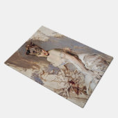 魅力的な女性 アリス・レノー肖像画 ドアマット (アングル)