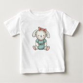 魅力的な子供たちのデザイン ベビーTシャツ (正面)