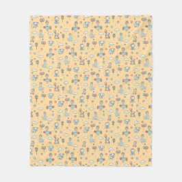 魅力的な子供たち フリースブランケット