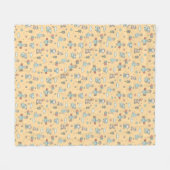 魅力的な子供たち フリースブランケット (正面(横))