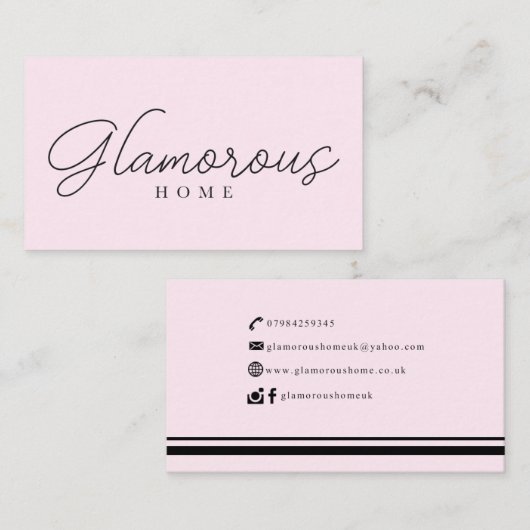 魅力的な家 名刺 (正面/裏面)