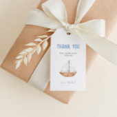 魅力的な帆船の誕生日ギフトタグ ギフトタグ