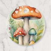 魅力的な庭の妖精の赤ちゃんシャワーの好意 フェイバータグ (裏面)