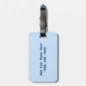 魅力的な弓2 ラゲッジタグ (裏面縦)