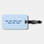 魅力的な弓2 ラゲッジタグ (裏面横)