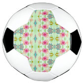 魅力的な折衷庭園：多様なフローラ美しい サッカーボール (回転)