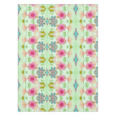 魅力的な折衷庭園：多様なフローラ美しい テーブルクロス (正面)