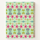 魅力的な折衷庭園:多様なフローラ美しい ノートブック (裏面)