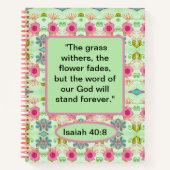 魅力的な折衷庭園：多様なフローラ美しい ノートブック (正面)