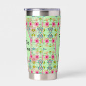 魅力的な折衷庭園：多様なフローラ美しい 保温保冷タンブラー (右面)